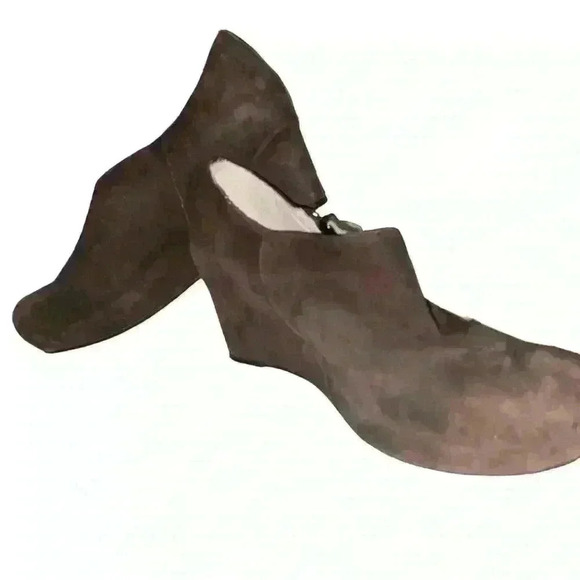 Sacha London Virgo Hidden Wedge Platform Ankle Booties Womens Size 8.5. Brown - Picture 9 of 12